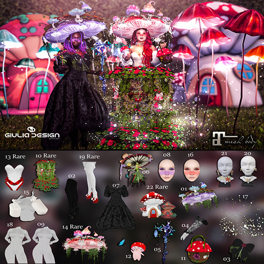 21 Parure flowers[GIULIADESIGN]-The Tiny Toadstool-