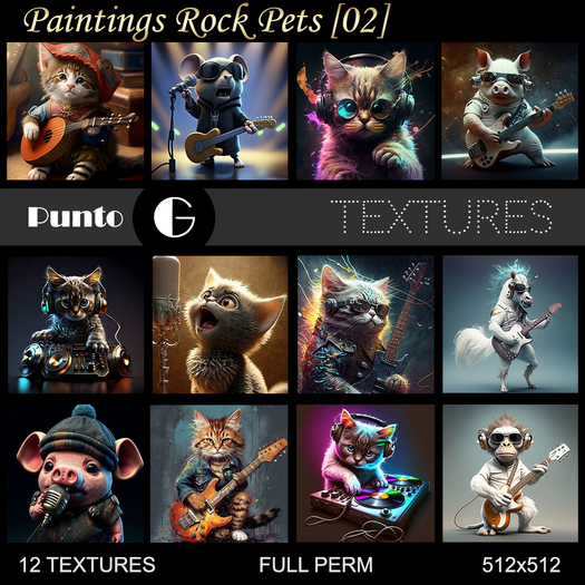 Paintings - Rock Pets [02]