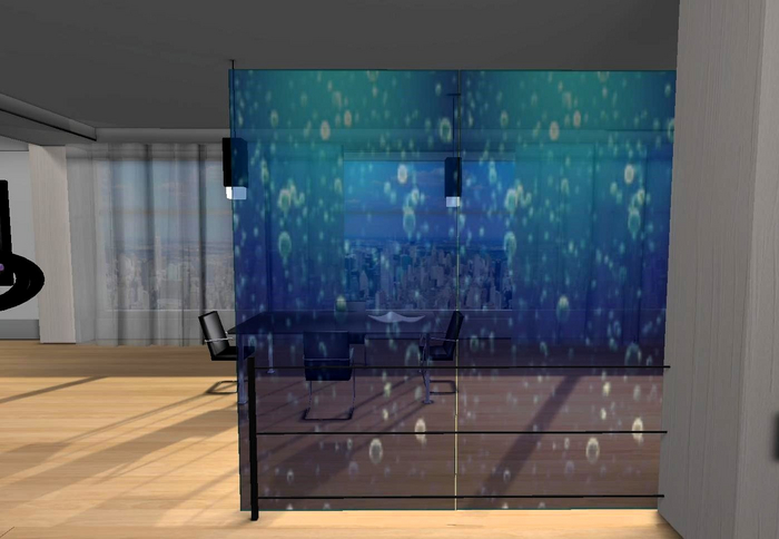 Transparent glass bubbles