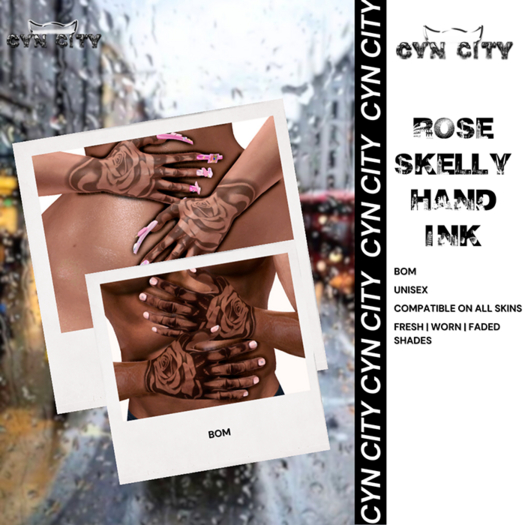 CYN CITY: Rose Skelly Hand Ink