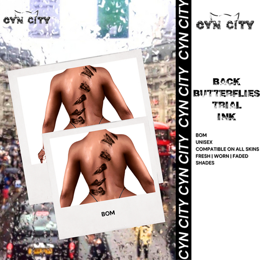 CYN CITY: Back Butterflies Trail