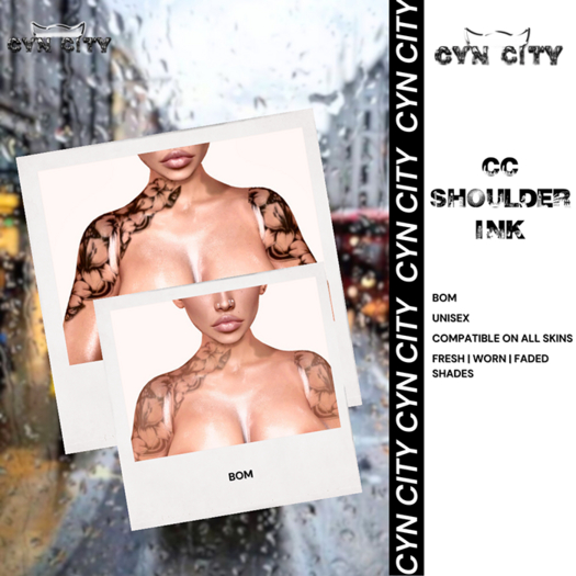 CYN CITY:  CC Shoulder Piece