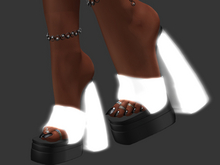 # Sweet Sexy Heels/Slipper Neon Glow # black/white