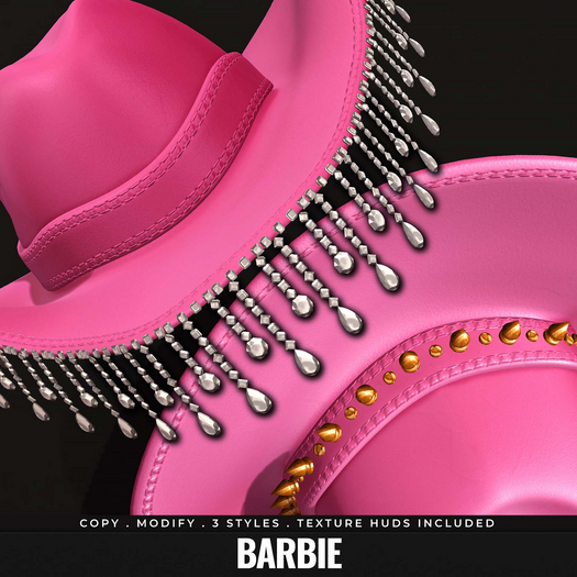 [BL] Cris cowboy hat // barbie