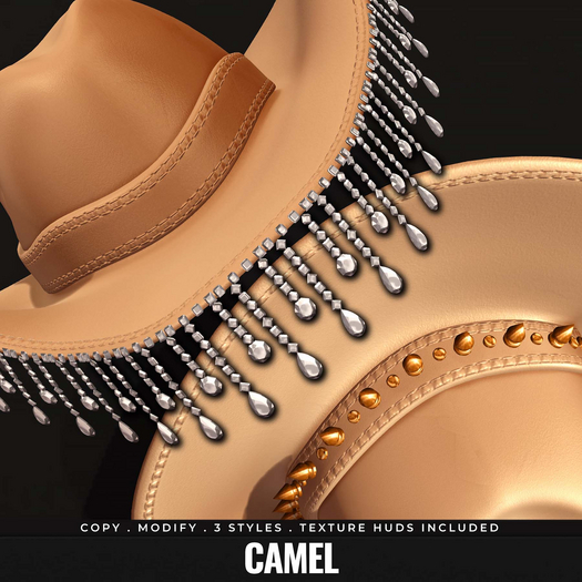 [BL] Cris cowboy hat // camel