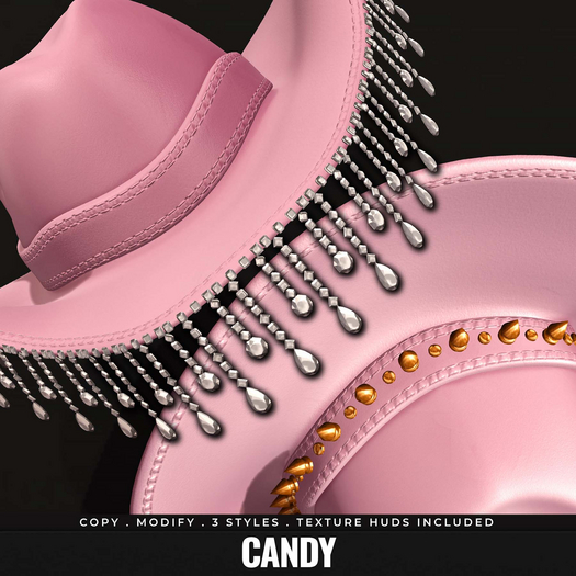 [BL] Cris cowboy hat // candy