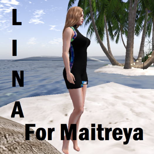 LINA Beach Wetsuit Maitreya - Tropic blue
