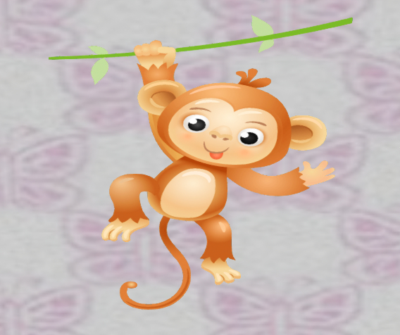 Monkey Wall Decal