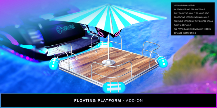 86' Domino - Floating Platform