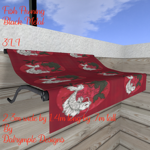 [Dalrymple Designs] Black Fish Awning
