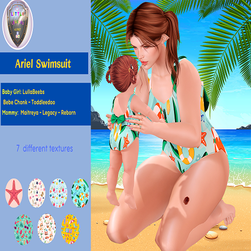 (L.L.C.)  ArieL Swimsuit  Duck (LB)(wear)