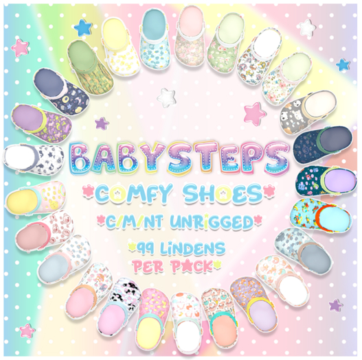 {Babysteps} Comfy Shoes - Pack 2