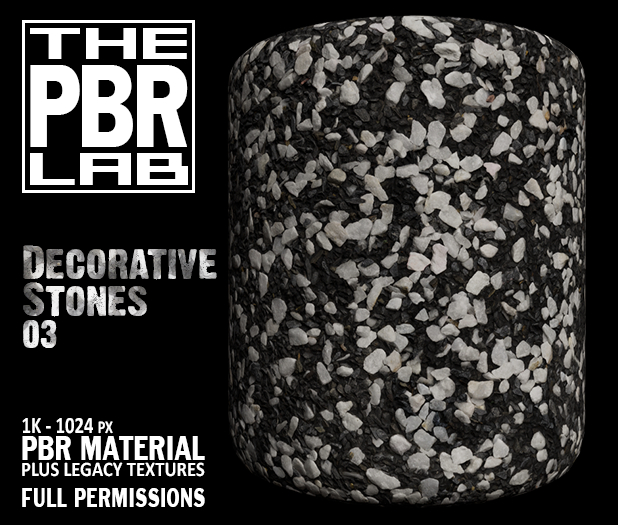 The PBR Lab - Decorative Stones 03 - PBR Material & 3D Textures