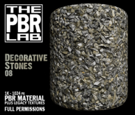 The PBR Lab - Decorative Stones 08 - PBR Material & 3D Textures
