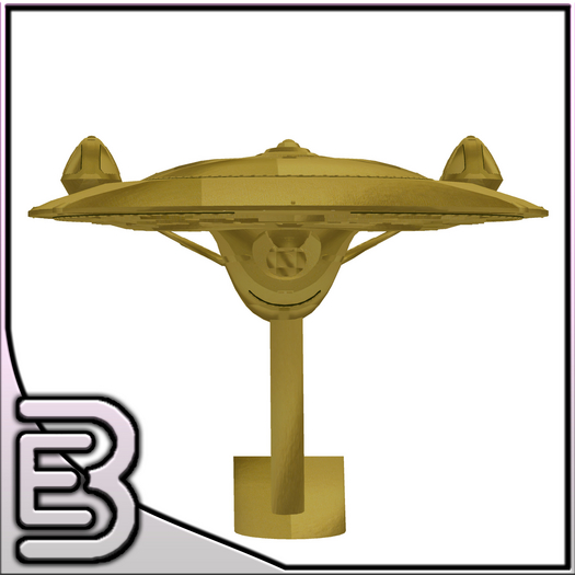 [EB Creations] Sovereign Class Starship Desk Model