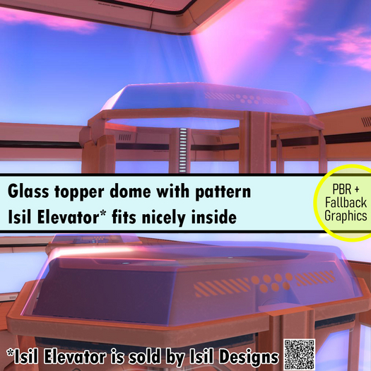 Glass Topper Dome for Isil Elevator