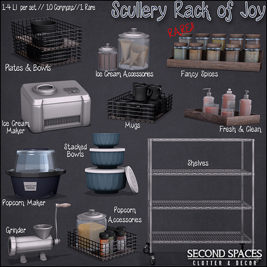 Second Spaces - Scullery Rack - ice cream accessories