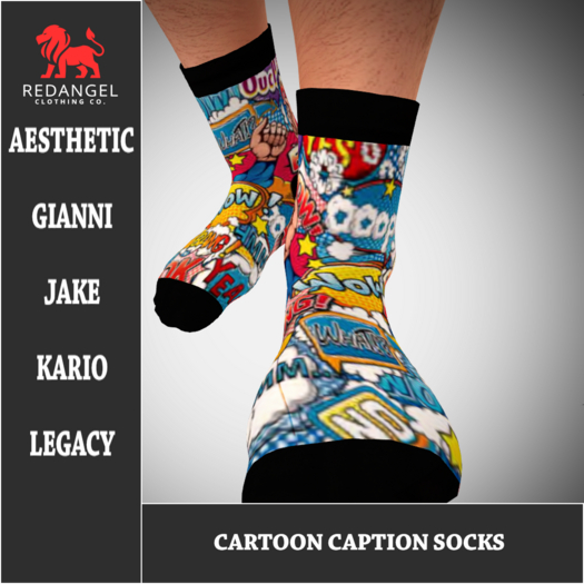 Cartoon Caption Socks