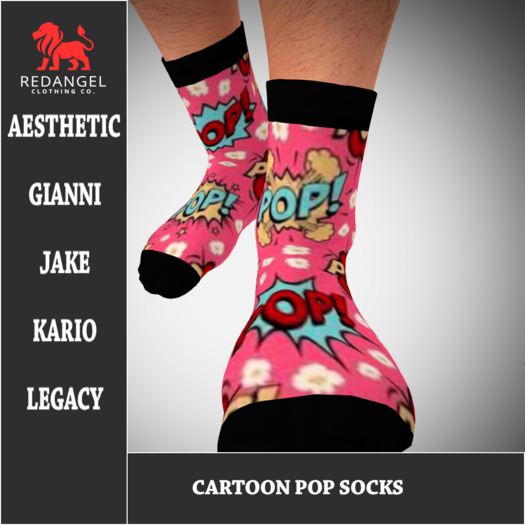 Cartoon Pop Socks