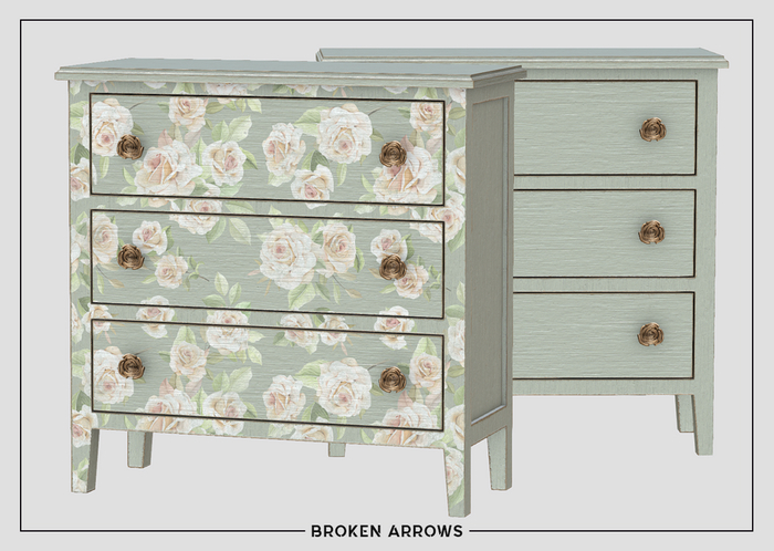 BROKEN ARROWS - Rose Set - Drawer - Mint 