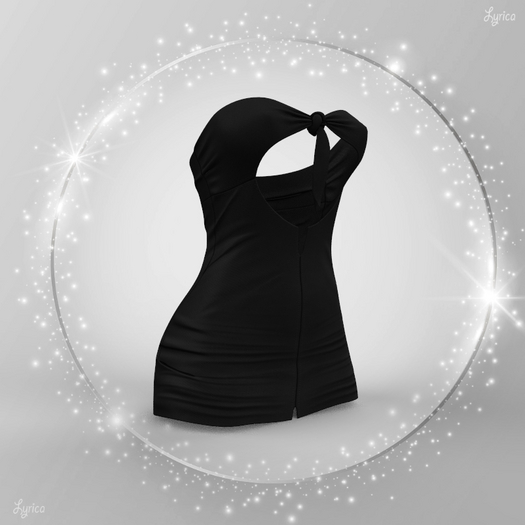 Black Calla Dress BombShell