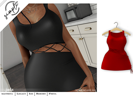 [simpleCUTE] Jada -Red //ADD ME//