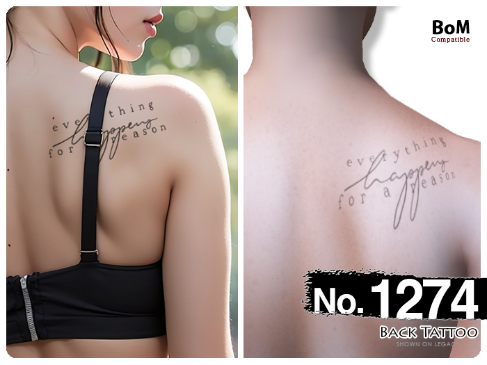 (Back Tattoo) No.1274