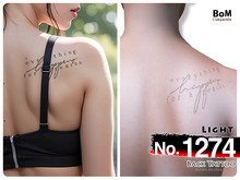 (Back Tattoo) No.1274 Light