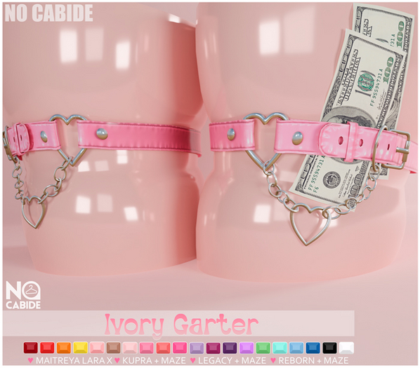 No Cabide :: Ivory Garter [HUD] 