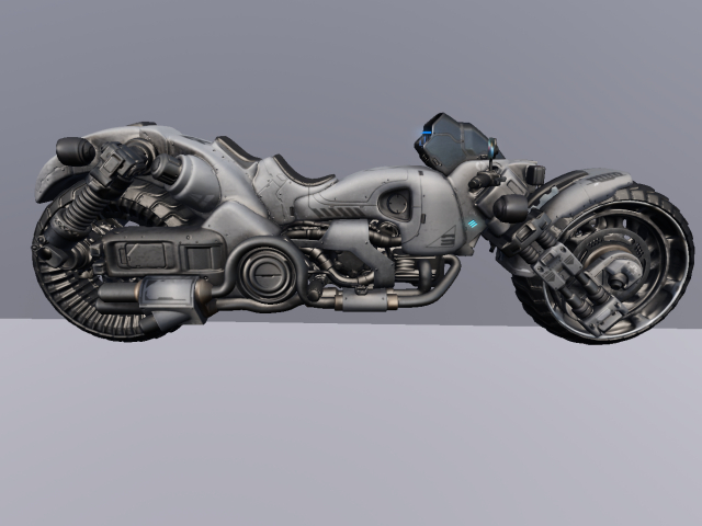 Sci-Fi Motorcycle::. FP