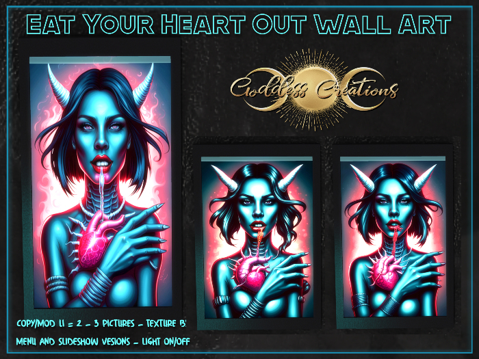 )O( GC: Eat Your Heart Out Wall Art