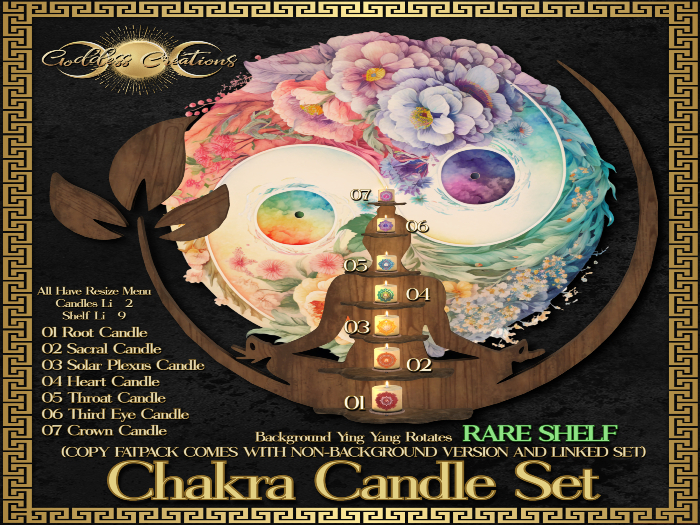 )O( GC: Chakra Candle Set- COPY FATPACK