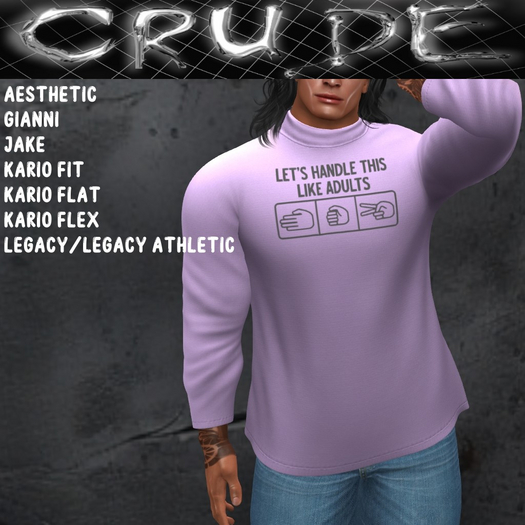 Let's handle this like adults  Men's Turtle (MTN)  <Wear Me>