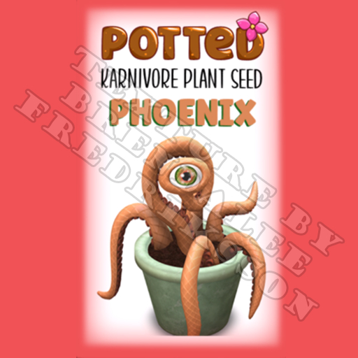 Potted: Karnivore Plant Seed: Phoenix (ACTUAL PLANT SEED)