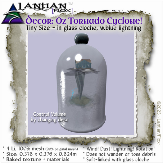 ~L/Fx~Decor: Tiny Oz Tornado Cyclone