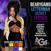 [MONTCLAIR] ~ BEARYGAMO LETTERMAN (FEMALE) FATPACK