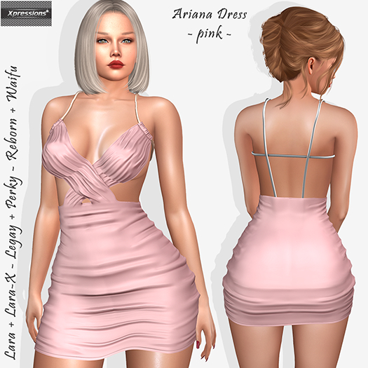 [Xprs] - Ariana Dress Pink (LaraX included)