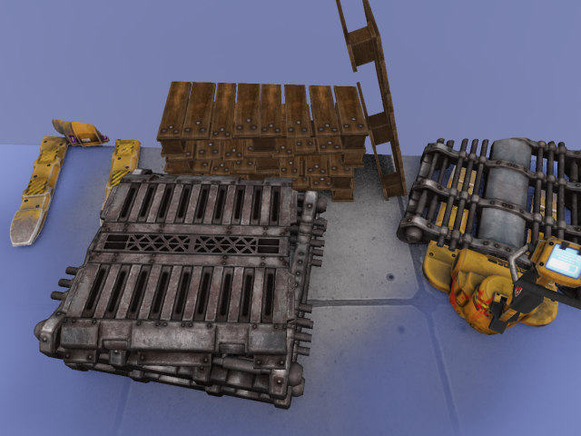 Scifi Pallet jack&Scifi pallets::.