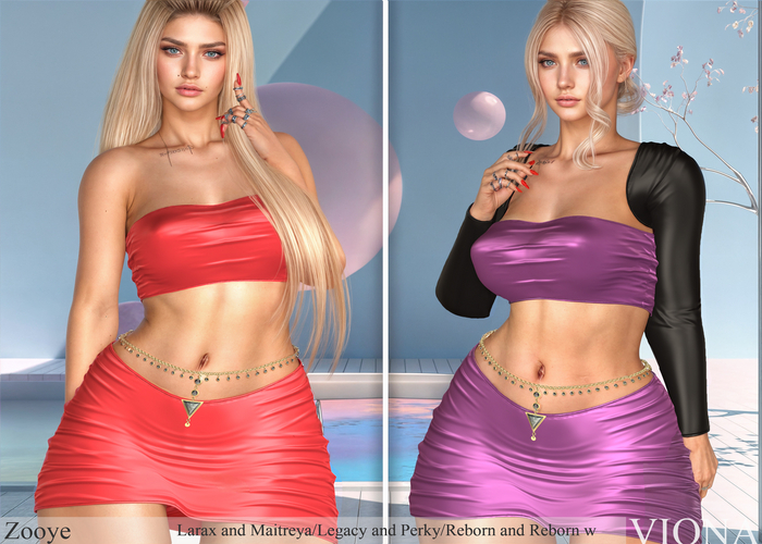 VIONA-Zooye  Dress Set