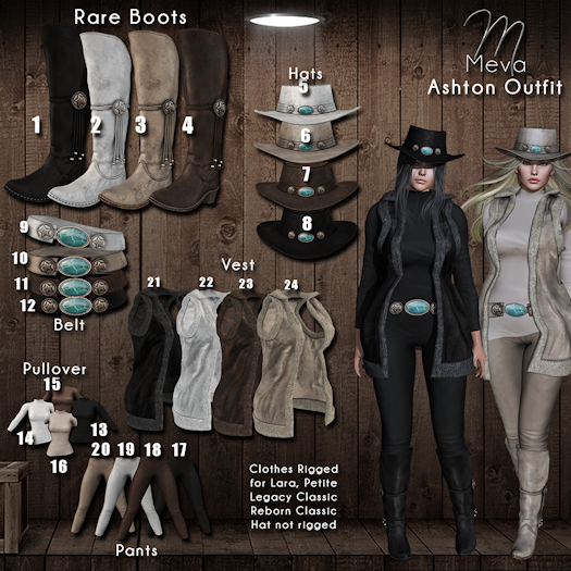 1. Meva Ashton Boots Black RARE