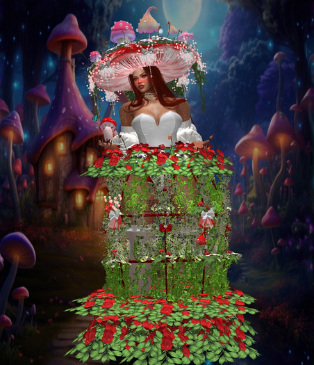 10 Crinoline-[GIULIADESIGN]-The Tiny Toadstool- Rare