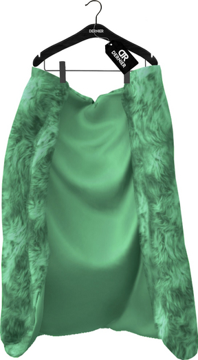 :Dernier: "Candice" Fur Cloak  - Mint