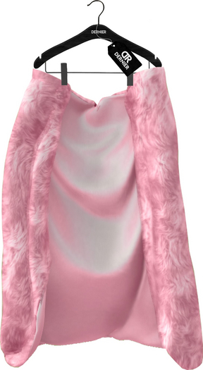:Dernier: "Candice" Fur Cloak  - Pink