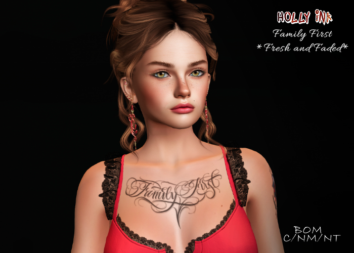 Holly Ink - Family First - BOM tattoo