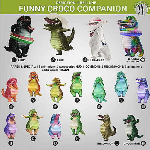 Semoción Libellune Funny Croco Companion Common 4