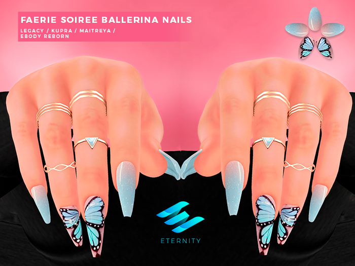 ETERNITY - UÑAS BALLERINA FIESTA DE HADAS