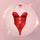 Red Lela Bodysuit Kupra