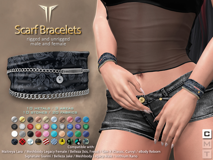 **RE** Scarf Bracelets - Unisex