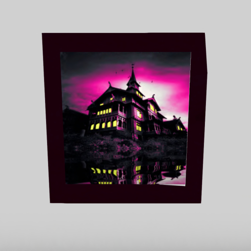 Animated Haunted House Picture