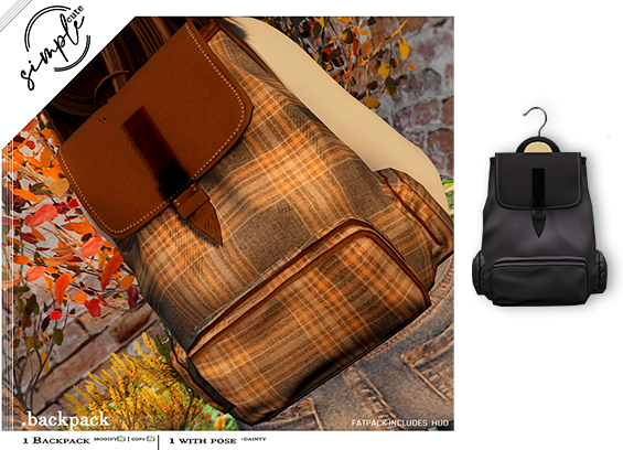 [simpleCUTE] Backpack - Grey   //ADD ME//